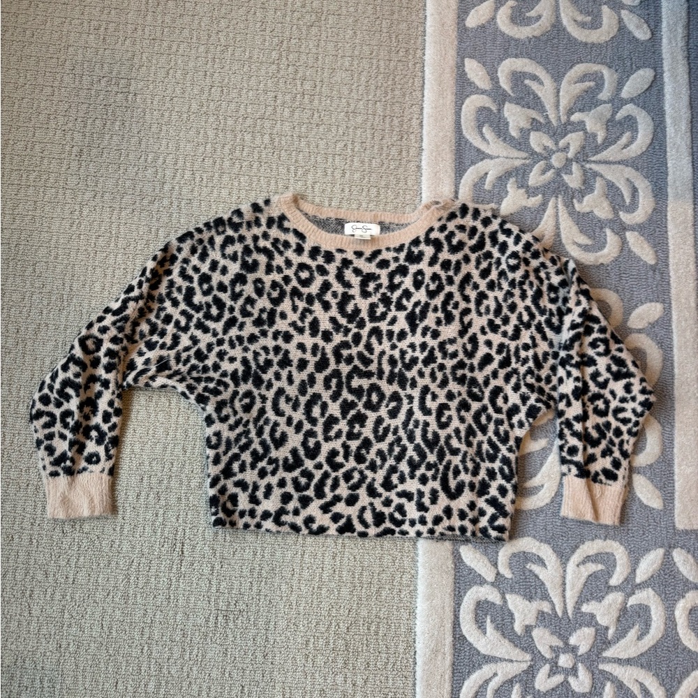 Jessica Simpson Leopard Print Sweater